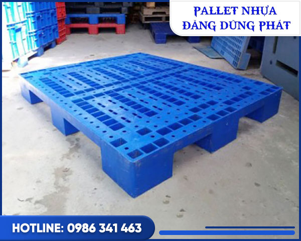 Pallet nhựa 1200x1000x150 xanh